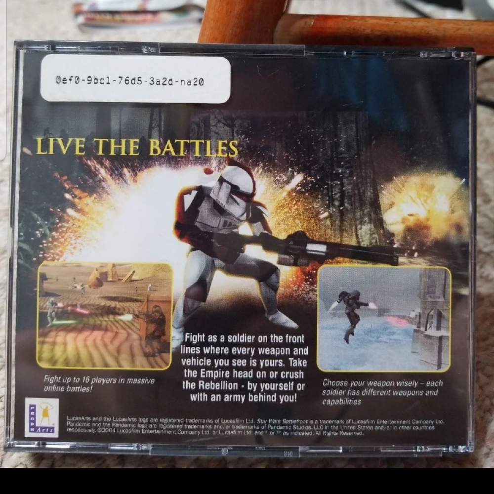 Vintage Star Wars " Battlefront " PC Game - Picture 2 of 6